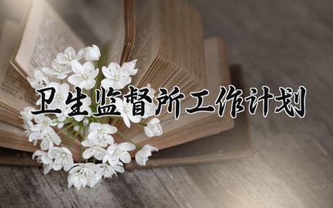 卫生监督所工作计划 卫生监督所年度工作总结 (7篇）