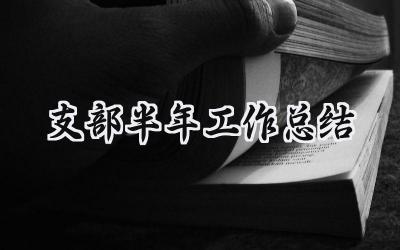 2024支部半年工作总结 2024年的支部半年工作总结怎么写（7篇）