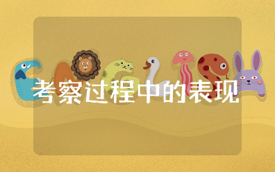 考察过程中的表现四个季度范文(精选11篇)