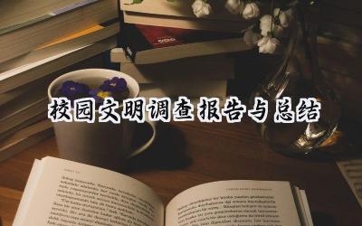 校园文明调查报告与总结怎么写（15篇）