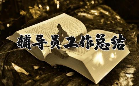 辅导员工作总结和心得 辅导员工作体会和感悟收获