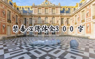 禁毒心得体会300字作文怎么写 (7篇）