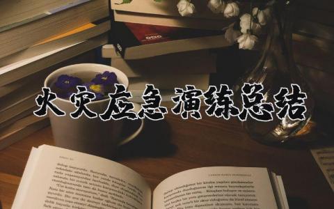火灾应急演练总结与评价 火灾应急演练总结报告