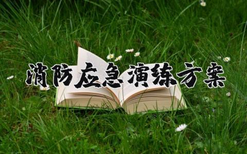 消防应急演练方案汇总 消防应急演练实施方案范文