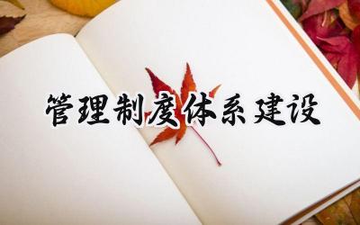 2025企业内部管理制度体系总结范文 (11篇)