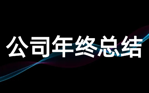 公司年终工作总结范文(精选20篇)