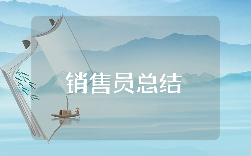 销售员上半年总结